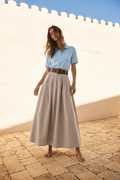 Robe combiné avec ceinture