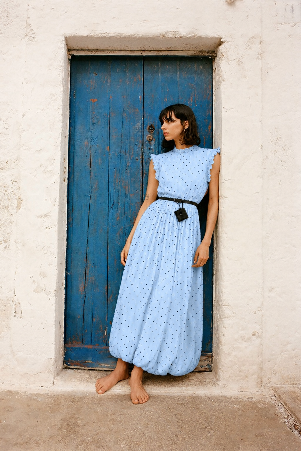 ROBE MIDI A POIS