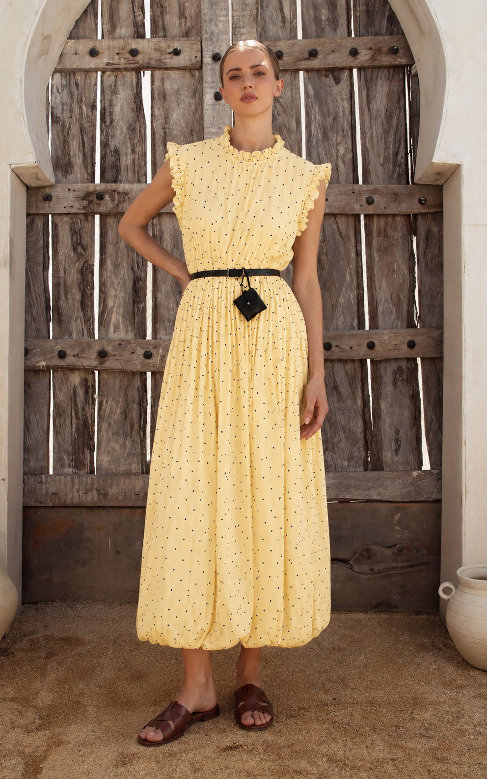 ROBE MIDI A POIS